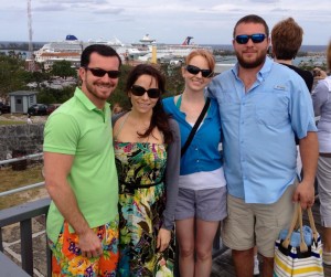 Me, Kristin, Amy, and Eric in the Bahamas