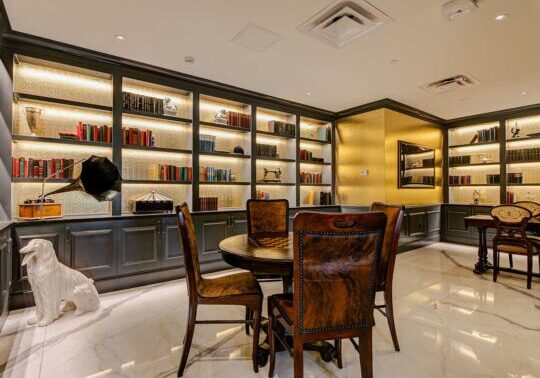 the read house hotel library